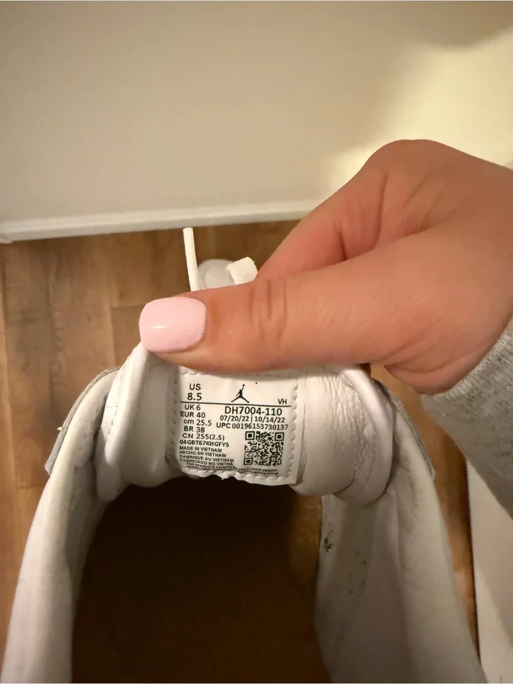 Nike worn time
